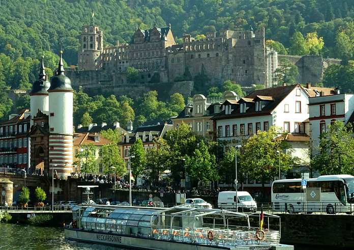 Burgenstraße Heidelberg Heidelberger Schloss Alte Brücke