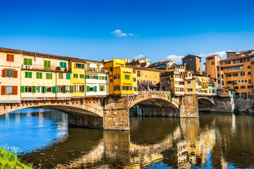 Top 10 Sehenswürdigkeiten Florenz. Ponte Vecchio.